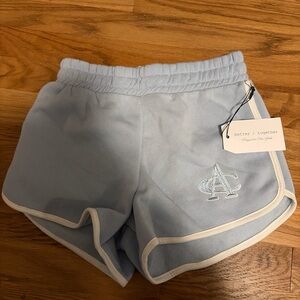 Together Women's Soft Blue Athletic Shorts